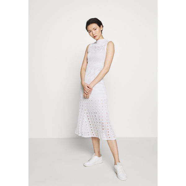 直営店限定 マルツィアーリ レディース ワンピース トップス Seethrough Dress Jumper Dress White White プライスダウン30 Off Grammo Org