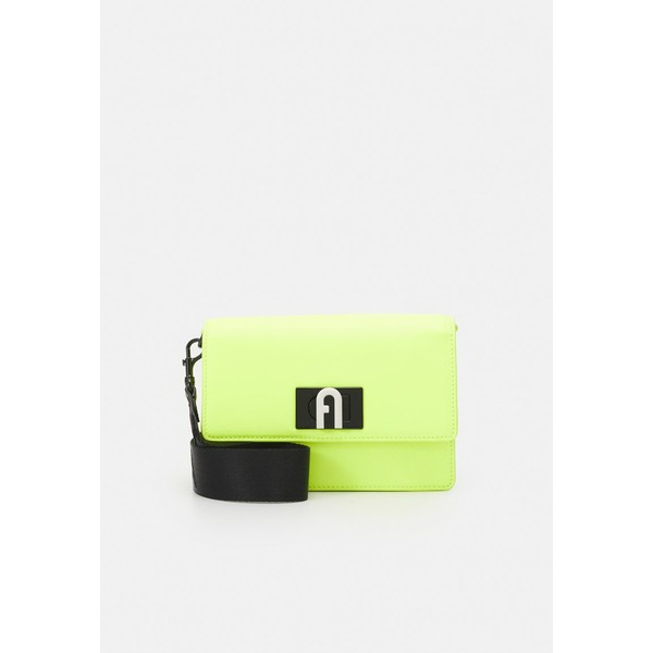 フルラ レディース ショルダーバッグ バッグ SOFT MINI CROSSBODY - Across body bag - giallo fluorescente/nero giallo fluorescente/