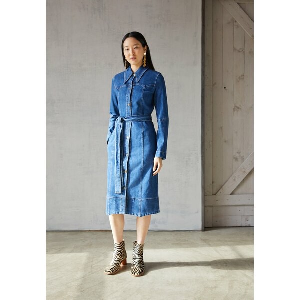 レジーナ・ピョウ レディース ワンピース トップス SASHA DRESS - Denim dress - blue blue