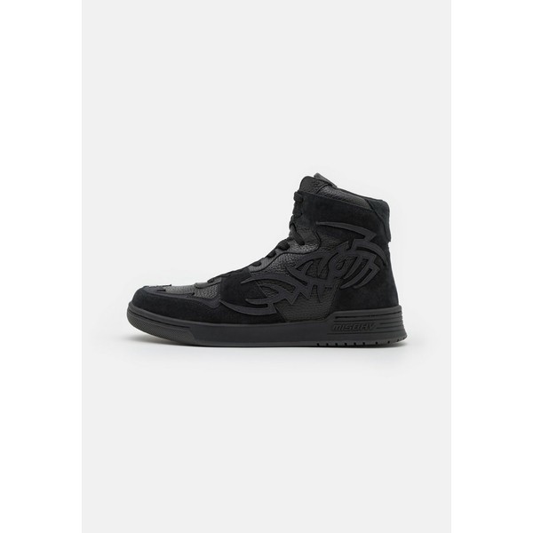 ミスビヘイブ メンズ スニーカー シューズ COURT - High-top trainers - black black