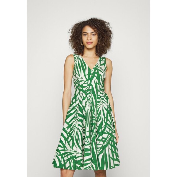 ケイト スペード レディース ワンピース トップス PALM FRONDS FLORENCE DRESS - Day dress - bitter greens bitter greens