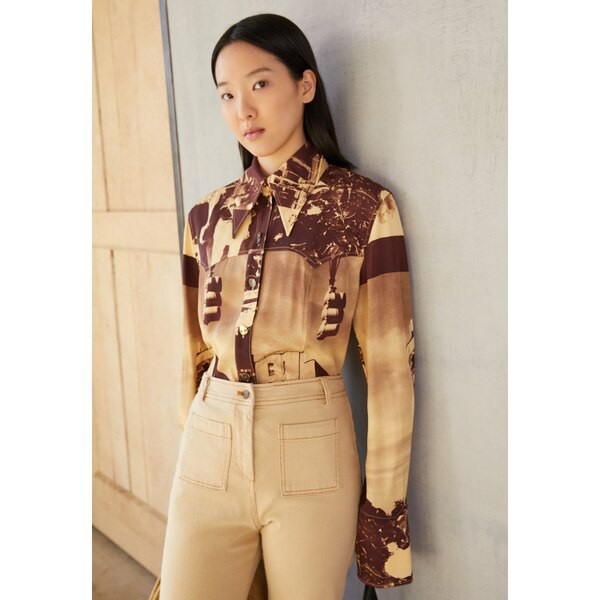 レジーナ・ピョウ レディース シャツ トップス PETRA SHIRT - Button-down blouse - sepia sepia