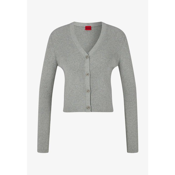 フューゴ レディース ニット&セーター アウター SARMEENY - Cardigan - grey three grey three