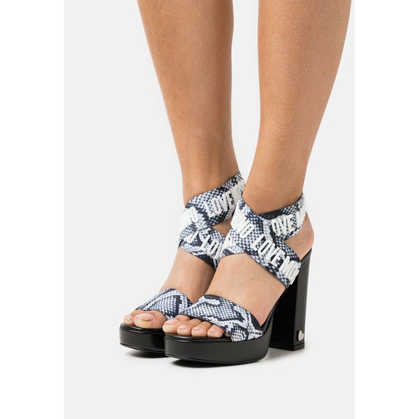 ラブ モスキーノ レディース サンダル シューズ High heeled sandals - grey grey