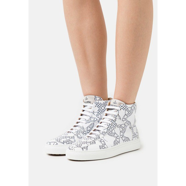 ヴィヴィアンウエストウッド レディース スニーカー シューズ High-top trainers - white white