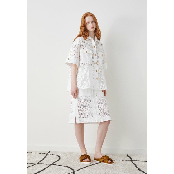 スリーワンフィリップリム レディース シャツ トップス ANGLAISE CAMP SHIRT - Blouse - ivory ivory