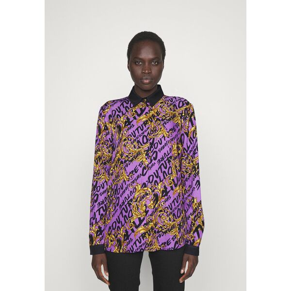 ベルサーチ レディース シャツ トップス BRUSH - Button-down blouse - gold/iris gold/iris