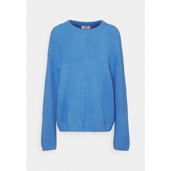 クローズド レディース パーカー・スウェットシャツ アウター PATCHWORK CREW - Jumper - placid blue placid blue