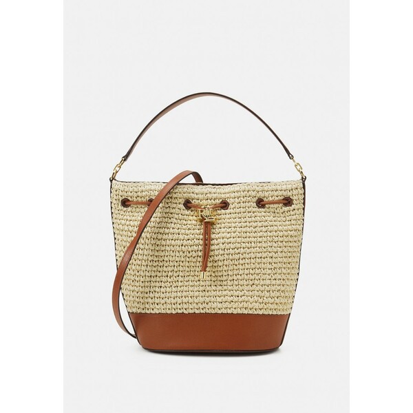 ラルフローレン レディース ハンドバッグ バッグ FAUX-STRAW LARGE ANDIE DRAWSTRING BAG - Handbag - natural/tan natural/tan