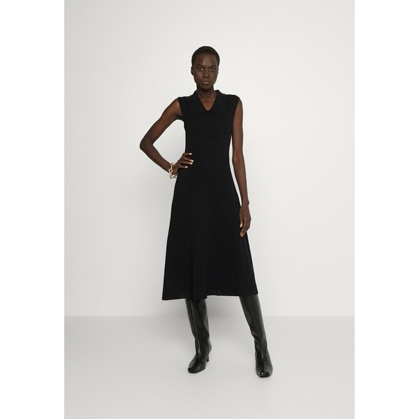 ヴィクトリア ベッカム レディース ワンピース トップス COLLAR FIT AND DRESS - Day dress - black black