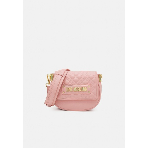 ラブ モスキーノ レディース ショルダーバッグ バッグ QUILTED SADDLE BAG - Across body bag - rosa rosa