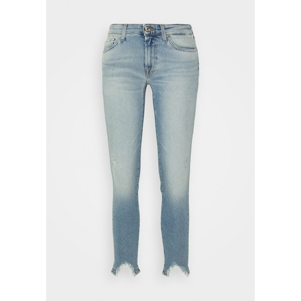 7フォーオールマンカインド レディース カジュアルパンツ ボトムス PYPER CROP - Jeans Skinny Fit - light blue light blue