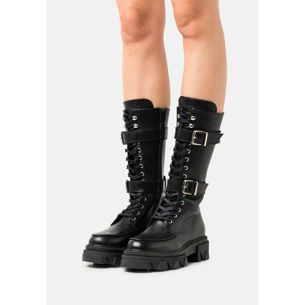 ペイブメント レディース ブーツ＆レインブーツ シューズ ALESSIA - Lace-up boots - black black