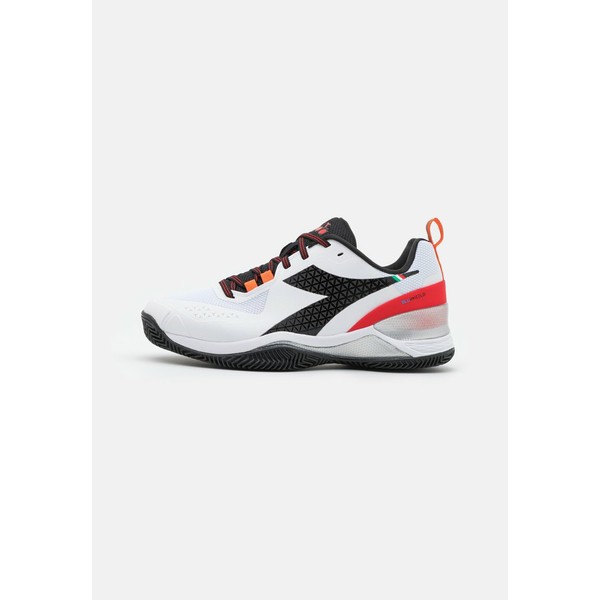 ディアドラ メンズ テニス スポーツ BLUSHIELD TORNEO CLAY - Clay court tennis shoes - white/black/fiery red white/black/fiery red