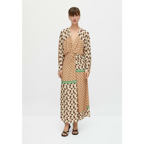 マッシモ ドゥッティ レディース ワンピース トップス MIT PRINT - Maxi dress - light brown light brown