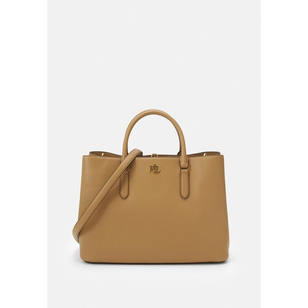 ラルフローレン レディース ハンドバッグ バッグ MARCY SATCHEL LARGE - Handbag - camel camel