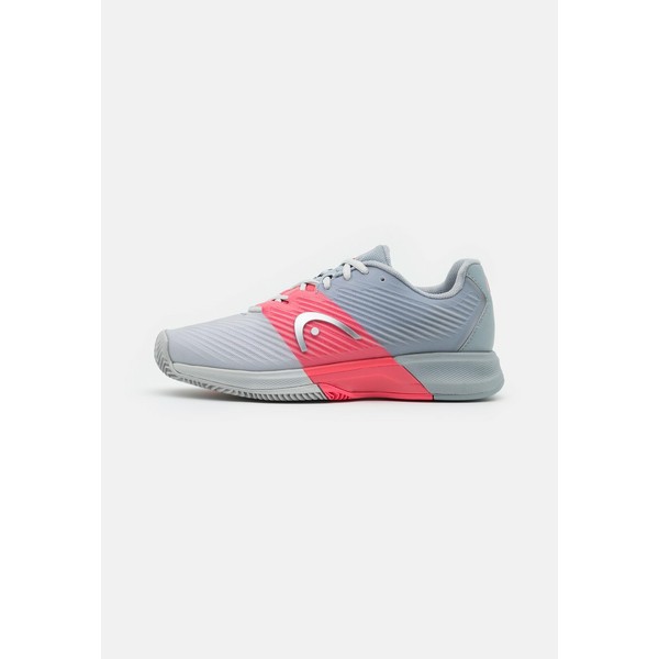 ヘッド レディース テニス スポーツ REVOLT PRO 4.0 CLAY WOMEN - Clay court tennis shoes - grey/coral grey/coral