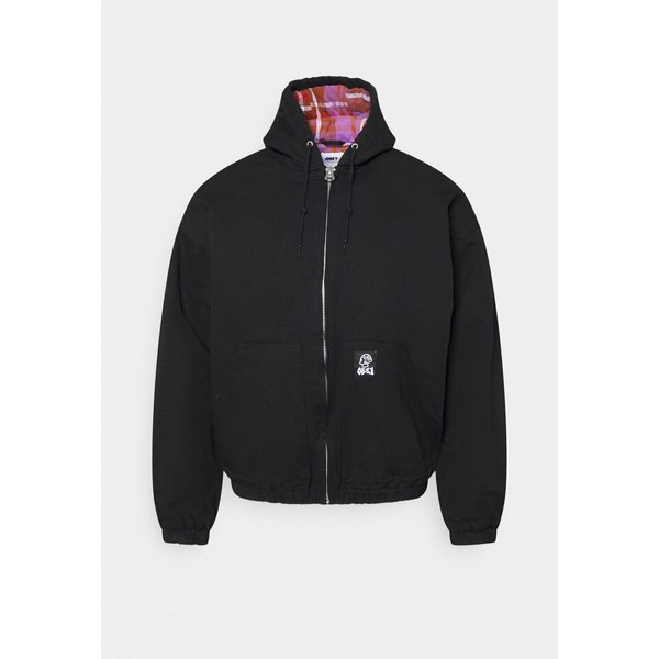 オベイ メンズ コート アウター VACANT HOODED - Light jacket - black black