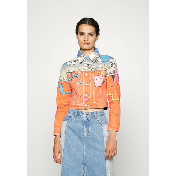 フィオルッチ レディース コート アウター DISCOTECA CROPPED JACKET - Denim jacket - multi multi