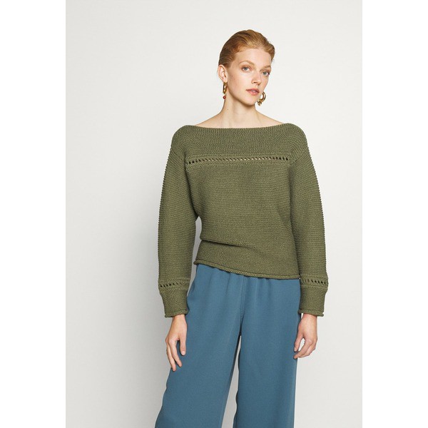 プロエンザ スクーラー ホワイト レーベル レディース パーカー・スウェットシャツ アウター BOATNECK - Jumper - military military