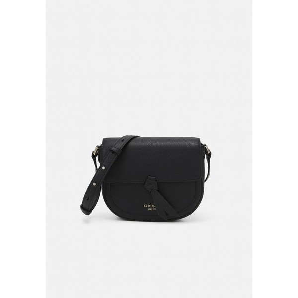 ケイト スペード レディース ショルダーバッグ バッグ KNOTT MEDIUM SADDLE BAG - Across body bag - black black