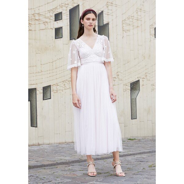 ニードルアンドスレッド レディース ワンピース トップス SWEETHEART BODICE ANKLE GOWN - Occasion wear - powder pink/white powder pi