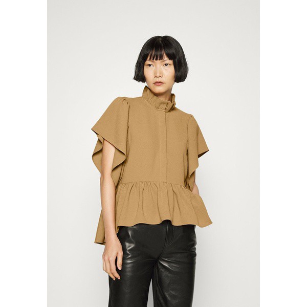 ホフマン コペンハーゲン レディース シャツ トップス EXCLUSIVE LORAINE - Blouse - beige brown beige brown