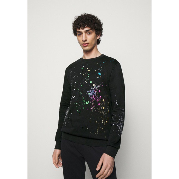 ポールスミス メンズ パーカー・スウェットシャツ アウター GENTS PAINT SPLATTER PRINT - Sweatshirt - black black