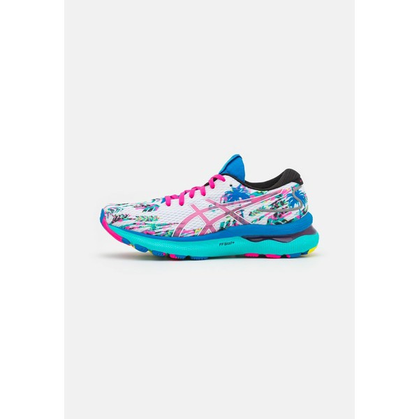 アシックス レディース ランニング スポーツ GEL NIMBUS 24 COLOR INJECTION - Neutral running shoes - white/pink glow white/pink glo