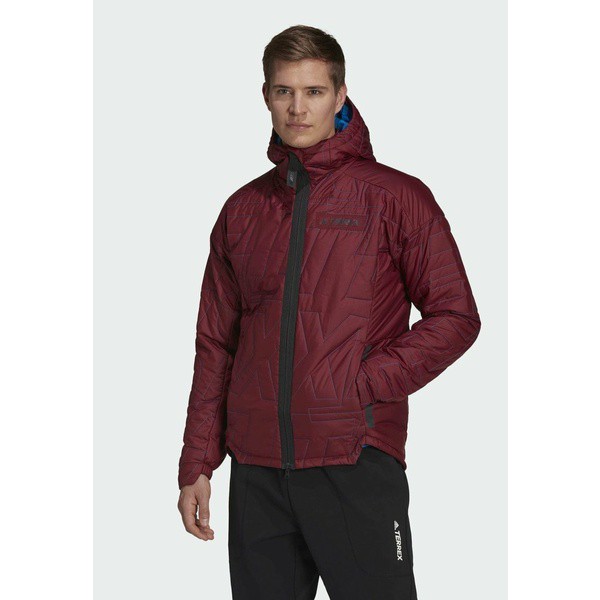 アディダス メンズ コート アウター Winter jacket - burgundy burgundy