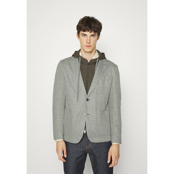 ボス メンズ パーカー・スウェットシャツ アウター HANRY - Blazer jacket - medium grey medium grey