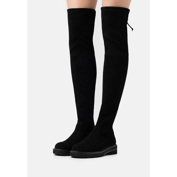 スチュアート ワイツマン レディース ブーツ＆レインブーツ シューズ LOWLAND LIFT - Over-the-knee boots - black black