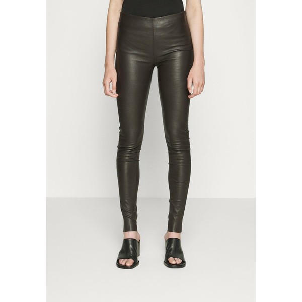 セレクテッドフェム レディース カジュアルパンツ ボトムス SFSYLVIA - Leather trousers - java java