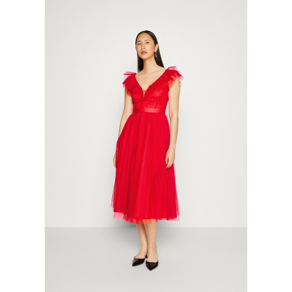 スウィング レディース ワンピース トップス DRESS - Cocktail dress / Party dress - vulcano red vulcano red