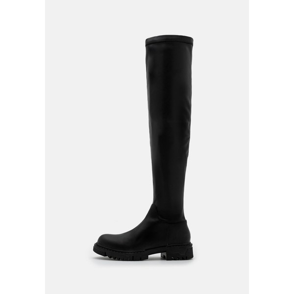 エヌ エー ケイ ディ レディース ブーツ＆レインブーツ シューズ PROFILE BOOTS - Over-the-knee boots - black black