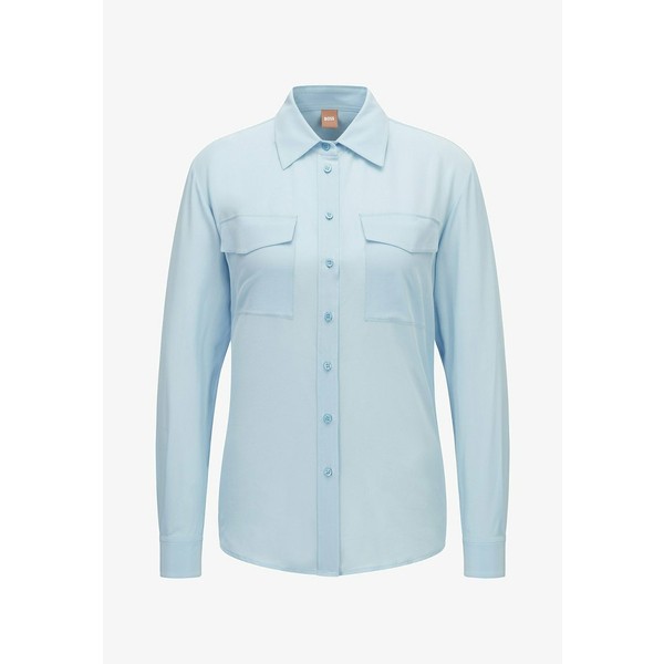 ボス レディース シャツ トップス REGULAR FIT - Button-down blouse - light blue light blue