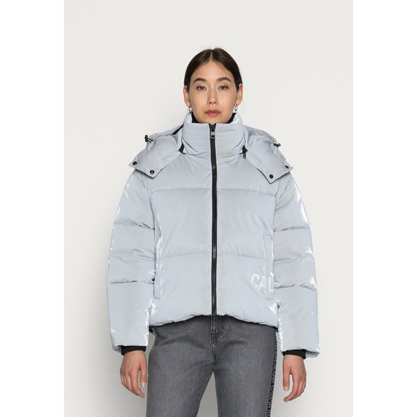 カルバンクライン レディース コート アウター INSTITUTIONAL OVERSIZED PUFFER - Winter jacket - marble grey marble grey