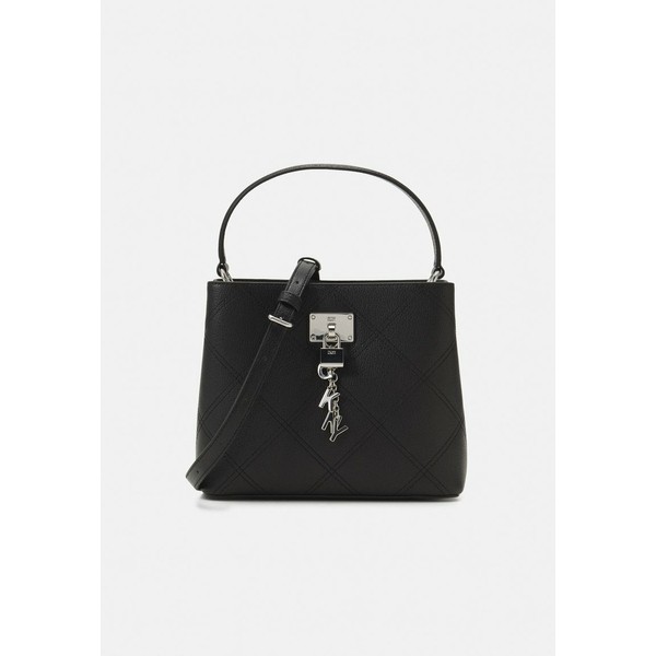 ダナ キャラン ニューヨーク レディース ハンドバッグ バッグ ELISSA BUCKET - Handbag - black/silver-coloured black/silver-coloured