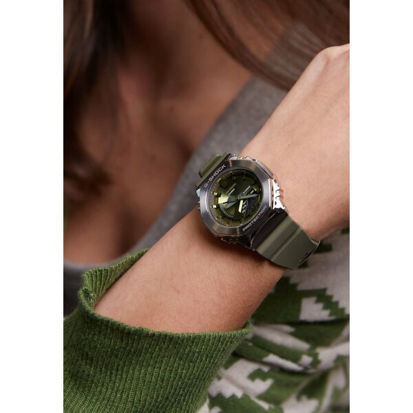 ジーショック レディース 腕時計 アクセサリー S2100 SERIES - Chronograph watch - olive green olive green