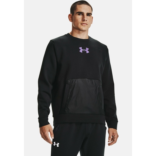 ブランドおしゃれ アンダーアーマー メンズ パーカー スウェットシャツ アウター Sweatshirt Black Black 日本公式品 Kasam Org