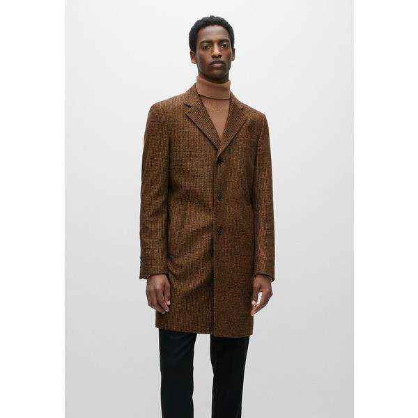 ボス メンズ コート アウター HYDE - Classic coat - brown brown