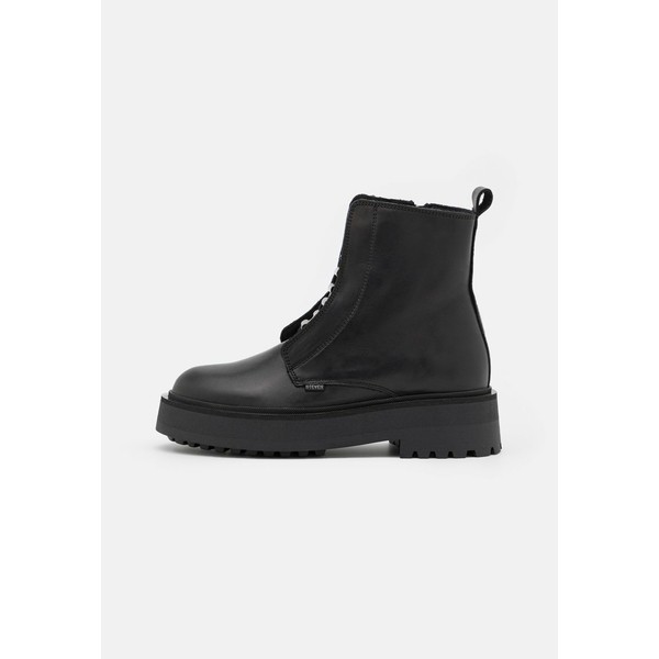 スティーブン ニューヨーク レディース ブーツ＆レインブーツ シューズ PALMA - Platform ankle boots - black black