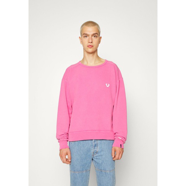 トゥルーレリジョン メンズ パーカー・スウェットシャツ アウター Sweatshirt - pink yarrow pink yarrow