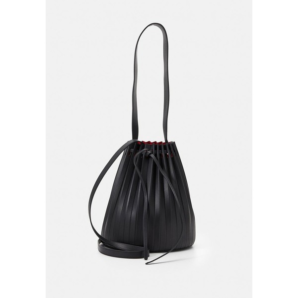 マンスールガブリエル レディース ハンドバッグ バッグ PLEATED BUCKET SET - Handbag - black/flamma black/flamma