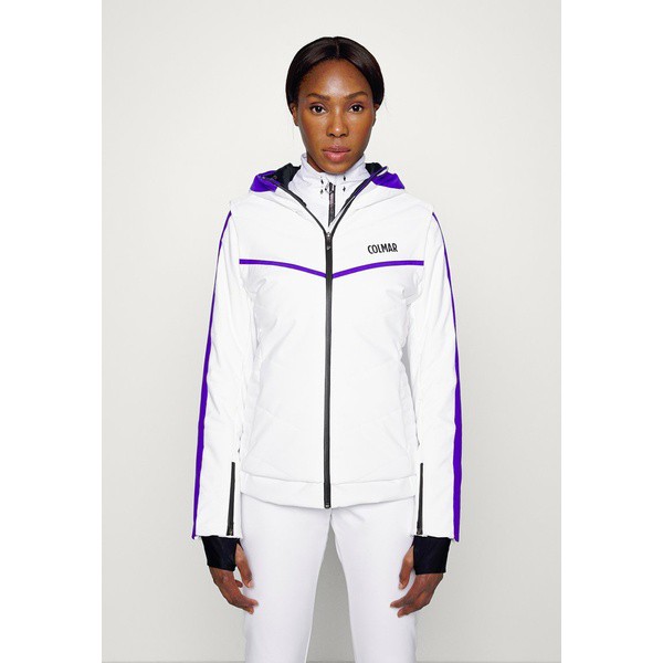 コルマール レディース コート アウター LADIES JACKET - Ski jacket - white/deep purple white/deep purple