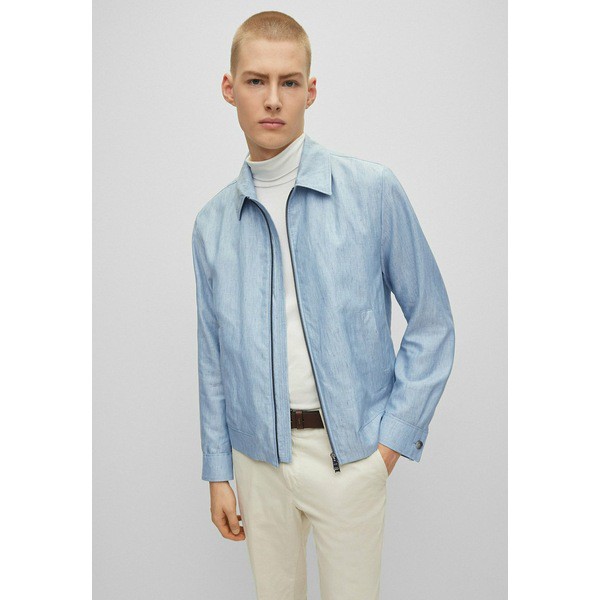 ボス メンズ コート アウター T HESTON WING - Summer jacket - light blue three light blue three