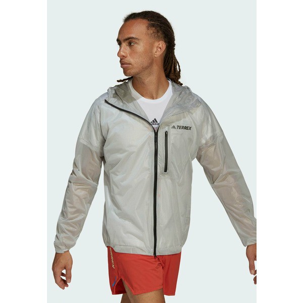 アディダス メンズ コート アウター TERREX AGRAVIC - Waterproof jacket - white white