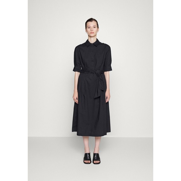 マルコポーロ レディース ワンピース トップス DRESS SHIRT STYLE BELTED WAIST PLEATS BLOUSE DETAILS - Shirt dress - dark navy dark