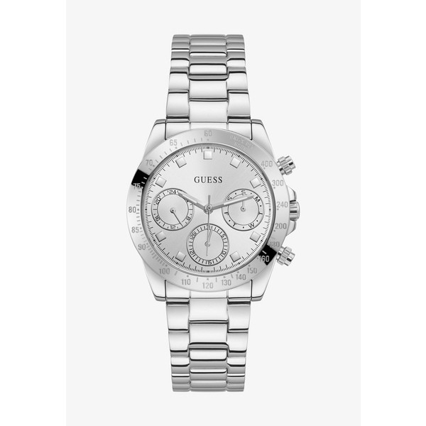 ゲス レディース 腕時計 アクセサリー Chronograph watch - silver tone silver tone