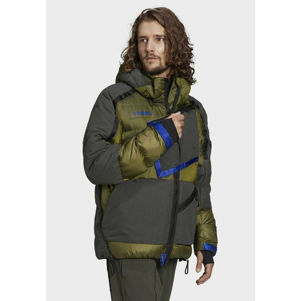 アディダス メンズ コート アウター TX XPLRC - Down jacket - green green